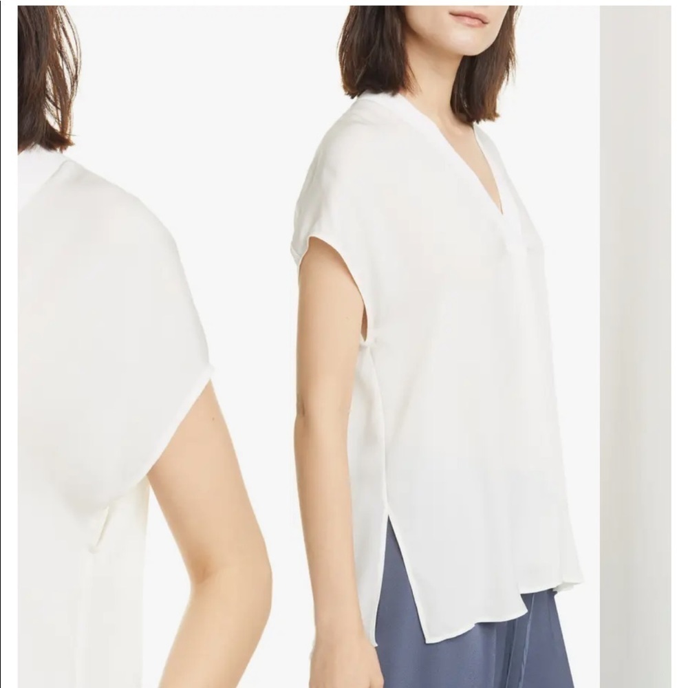New - Vince 💯% silk top - Picture 4 of 10